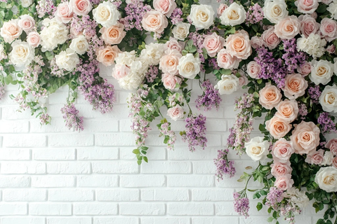 婚礼花墙摄影背景