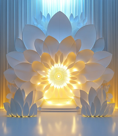 白色LED舞台花环装饰