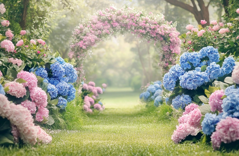 花园小径与花海