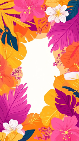 夏日派对邀请背景