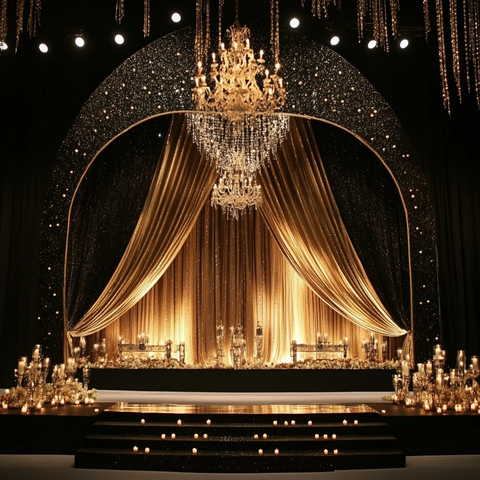 黑金透明舞台结构