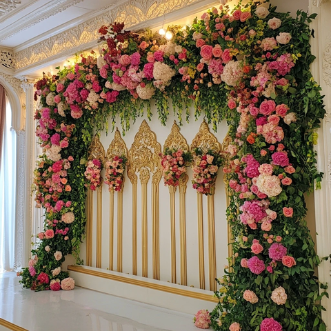 锡克教寺庙花卉装饰