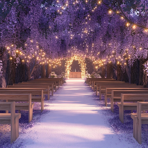 松林婚礼仪式场地