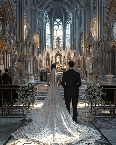 传统大教堂婚礼