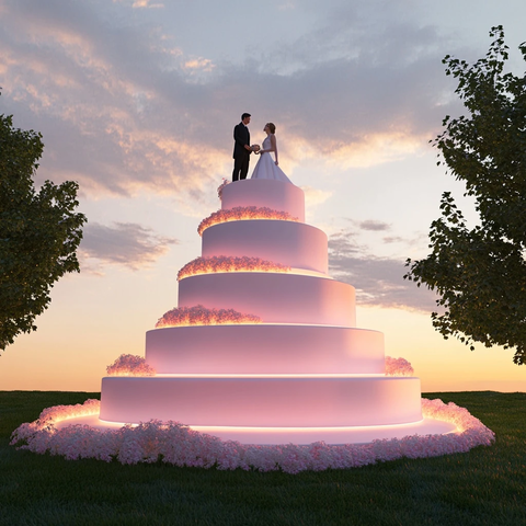 婚礼蛋糕舞台