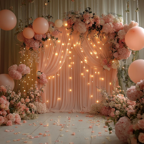 室内婚礼派对场景