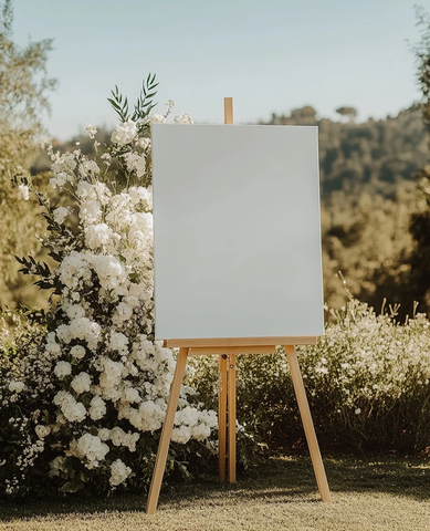 婚礼现场空白画布