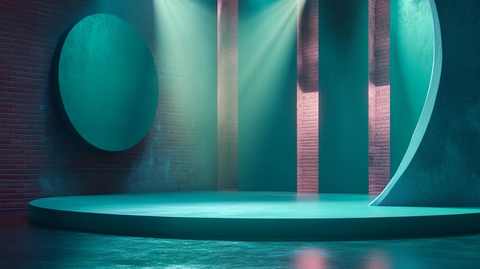 现代舞台圆形装饰