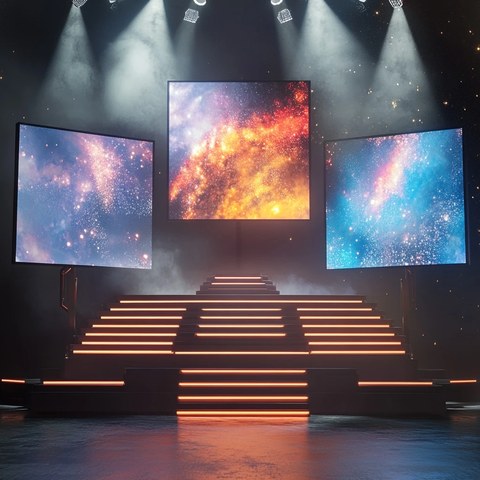舞台领奖台数字屏幕