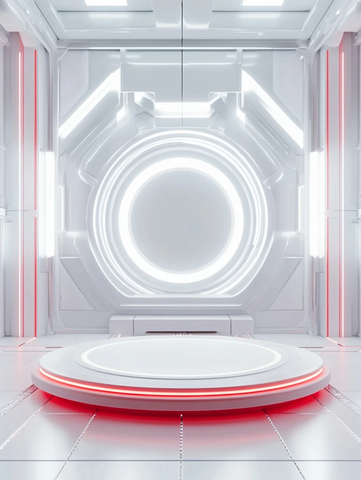 科技感圆形展示台