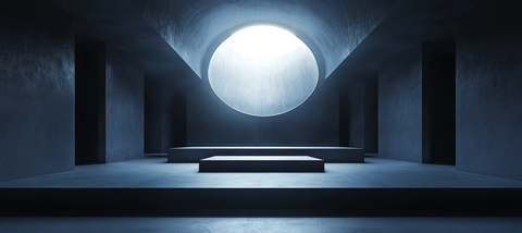 灰色摄影棚巨型装置艺术