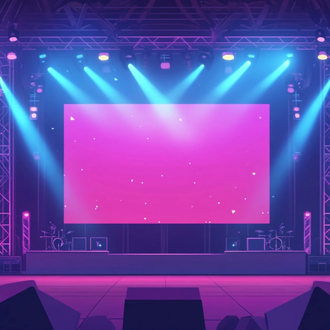 舞台灯光大屏幕