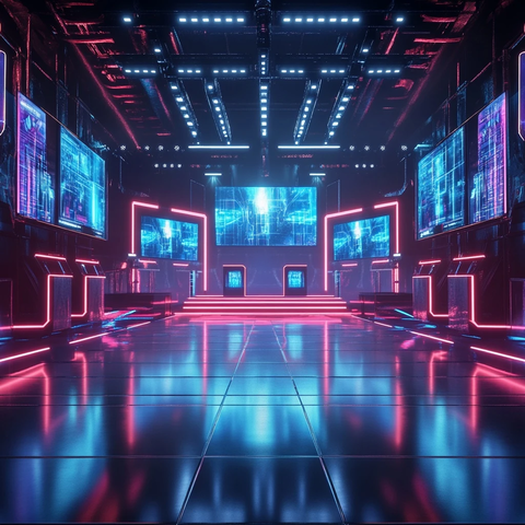 未来游戏节目舞台