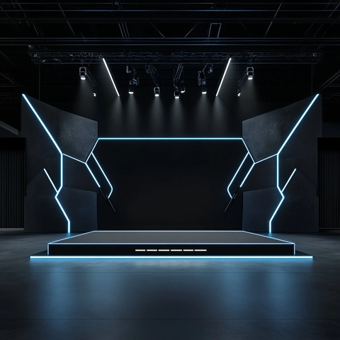 电子产品展示台设计