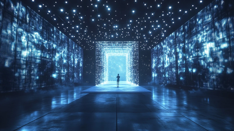 舞台时空门与矩阵光束