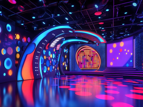 舞台论坛灯光秀