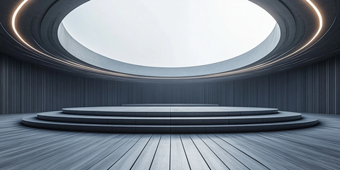 圆形展览厅地板