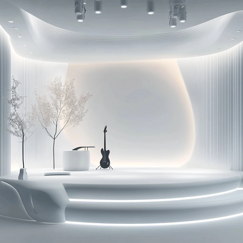 现代音乐节目电视背景