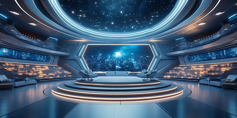 圆形舞台与多级观众席