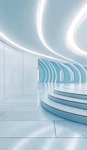 虚拟空间圆形舞台设计