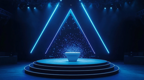 空舞台与霓虹三角