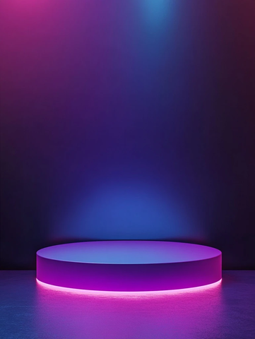 紫色渐变讲台