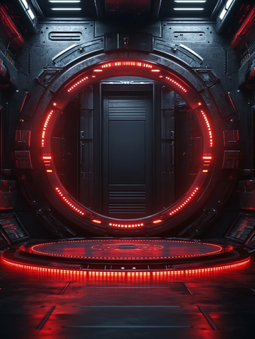 科技感圆形展示台