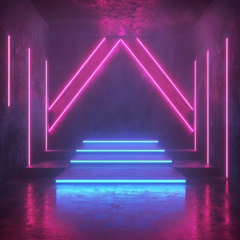 未来主义舞台灯光