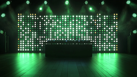 舞台设计LED背景DJ台