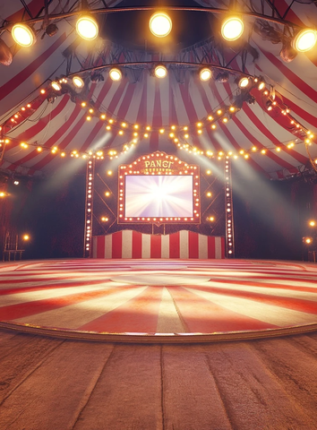 马戏团帐篷舞台灯光秀