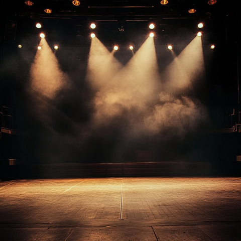 空舞台与聚光灯