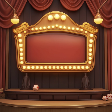复古影院风格游戏背景