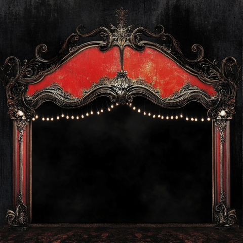 空白哥特马戏团帐篷