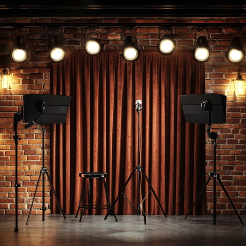 单人脱口秀背景