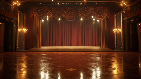 老式电视节目舞台