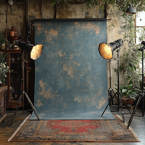 复古摄影棚背景