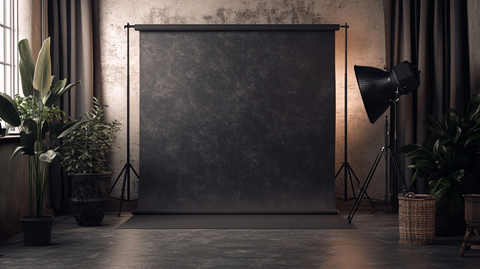 空背景自拍工作室