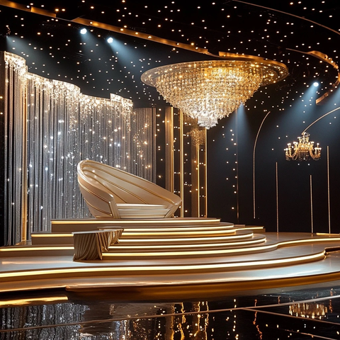 环球小姐舞台灯光秀