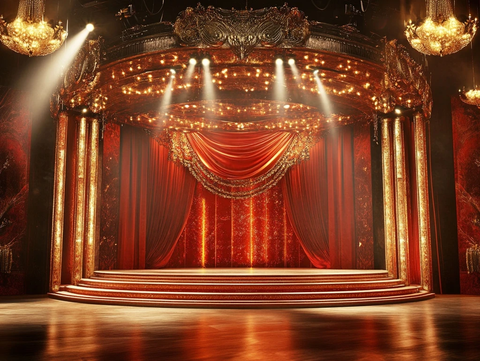 舞台上的舞蹈表演