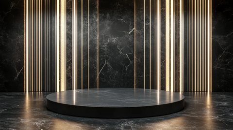 商业产品展示台背景