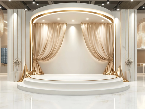 中央圆形展示空间