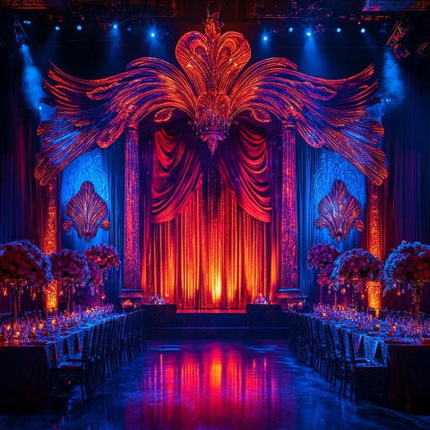 大亨盖茨比风格企业活动场地装饰