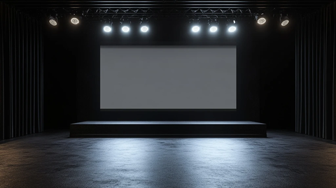 演唱会舞台灯光与LED屏幕