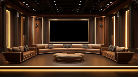 空谈话节目布景