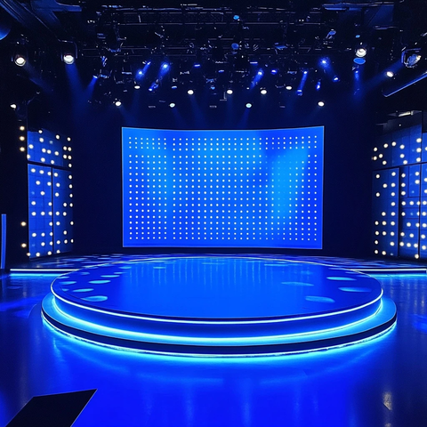 蓝色约会节目舞台