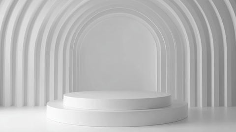 3D白色展台设计