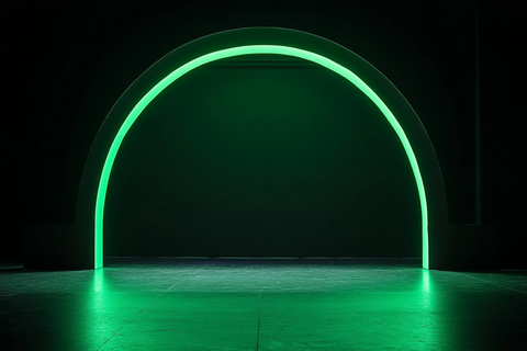 绿色拱门舞台