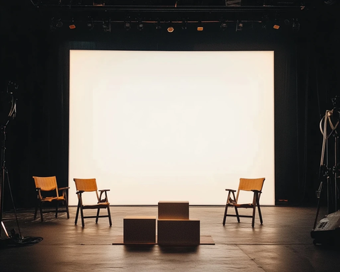 白色屏幕与茶盒