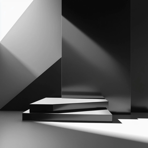 光影几何金属表面设计