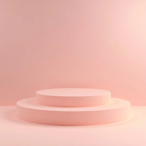 橙色平台与圆形台阶